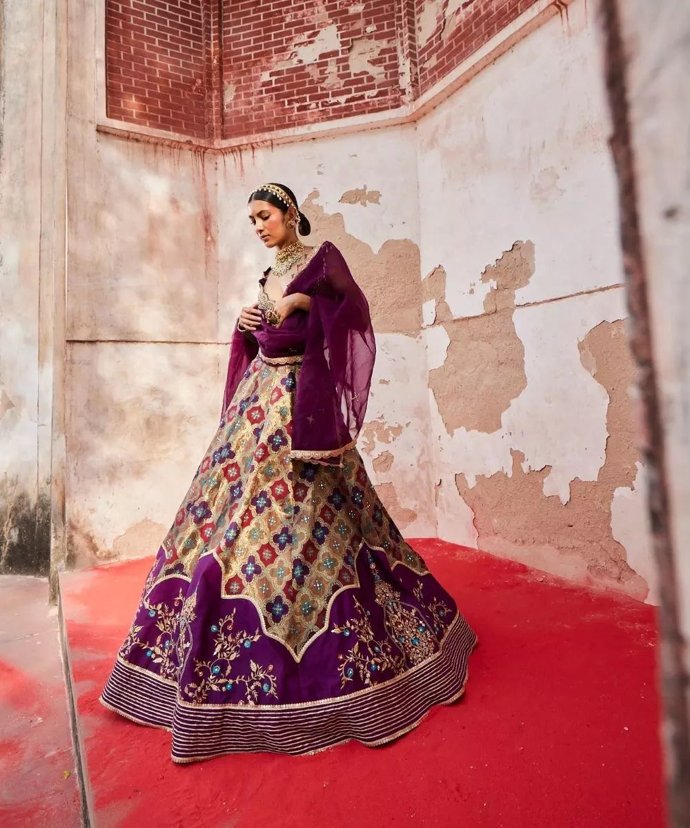 ADITI GUPTA - Banarsi Chanderi Lehenga